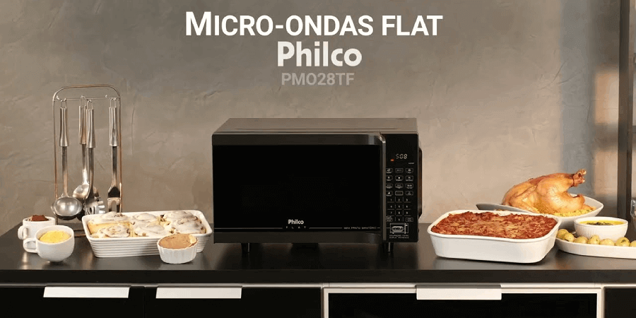 Microondas philco flat e bom